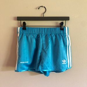 🦋 sporty & rich adidas women’s track shorts